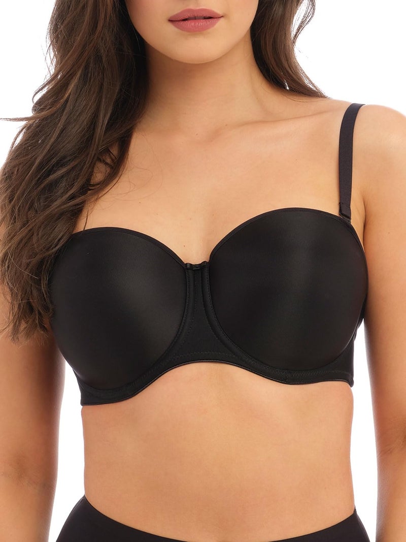 Fantasie حمالة صدر بدون حمالات ملساء من فانتازي للنساء، سوداء، 32E - Image 5